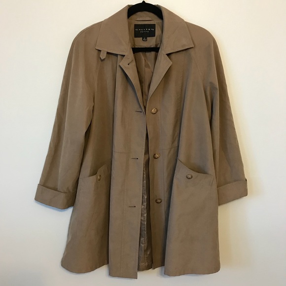 Gallery Jackets & Blazers - Taupe trench coat